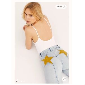 Free People Basique Body Suit - White